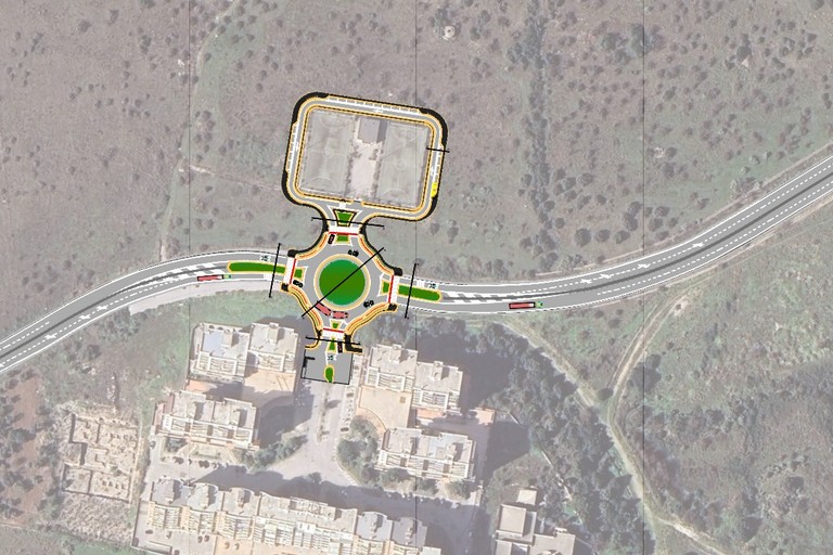 La rotatoria in arrivo a San Paolo