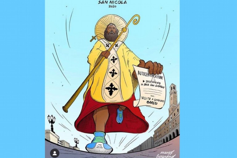 San Nicola che corre