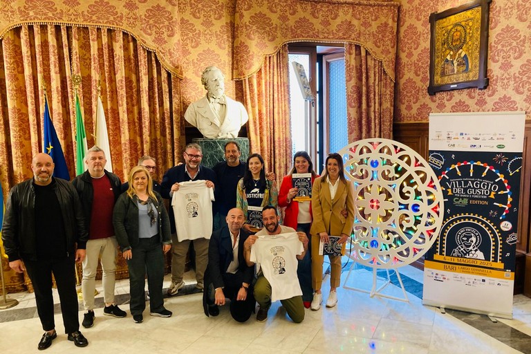 La presentazione del Villaggio del Gusto