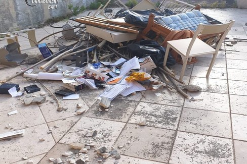 la discarica rinvenuta