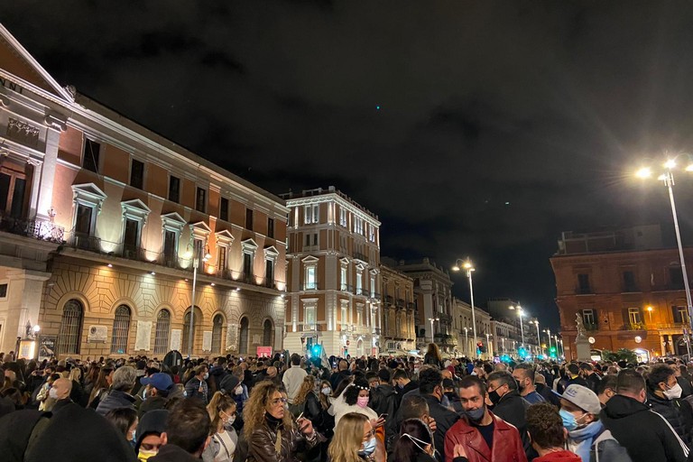 il corteo di oggi pomeriggio