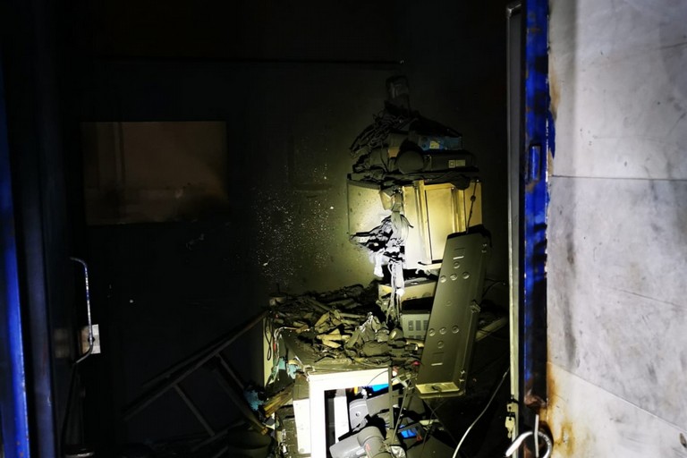 L'incendio di ieri sera a Capurso