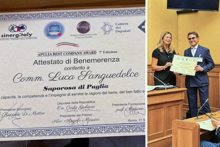 Benemerenza al Comm.Sanguedolce